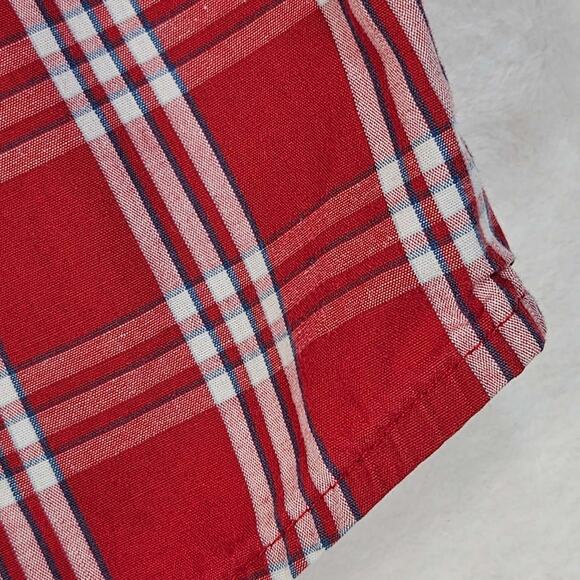 Wrangler Hero Shirt Mens 3XL Short Sleeve Chest Pockets Red - Picture 6 of 8